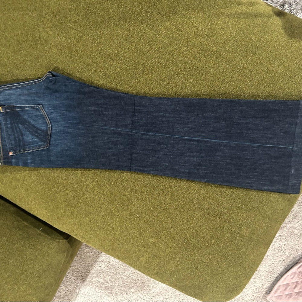 NWOT 7 For All Mankind Dark Blue Boot Cut Jeans 31inch inseam - Picture 5 of 6